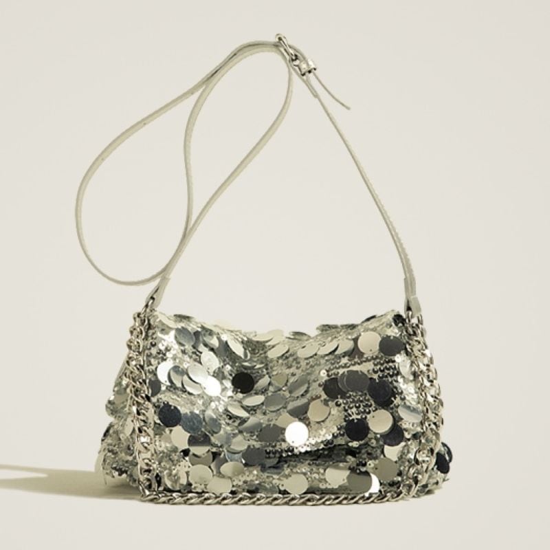 Spangle shoulder bag 2 colors V1165