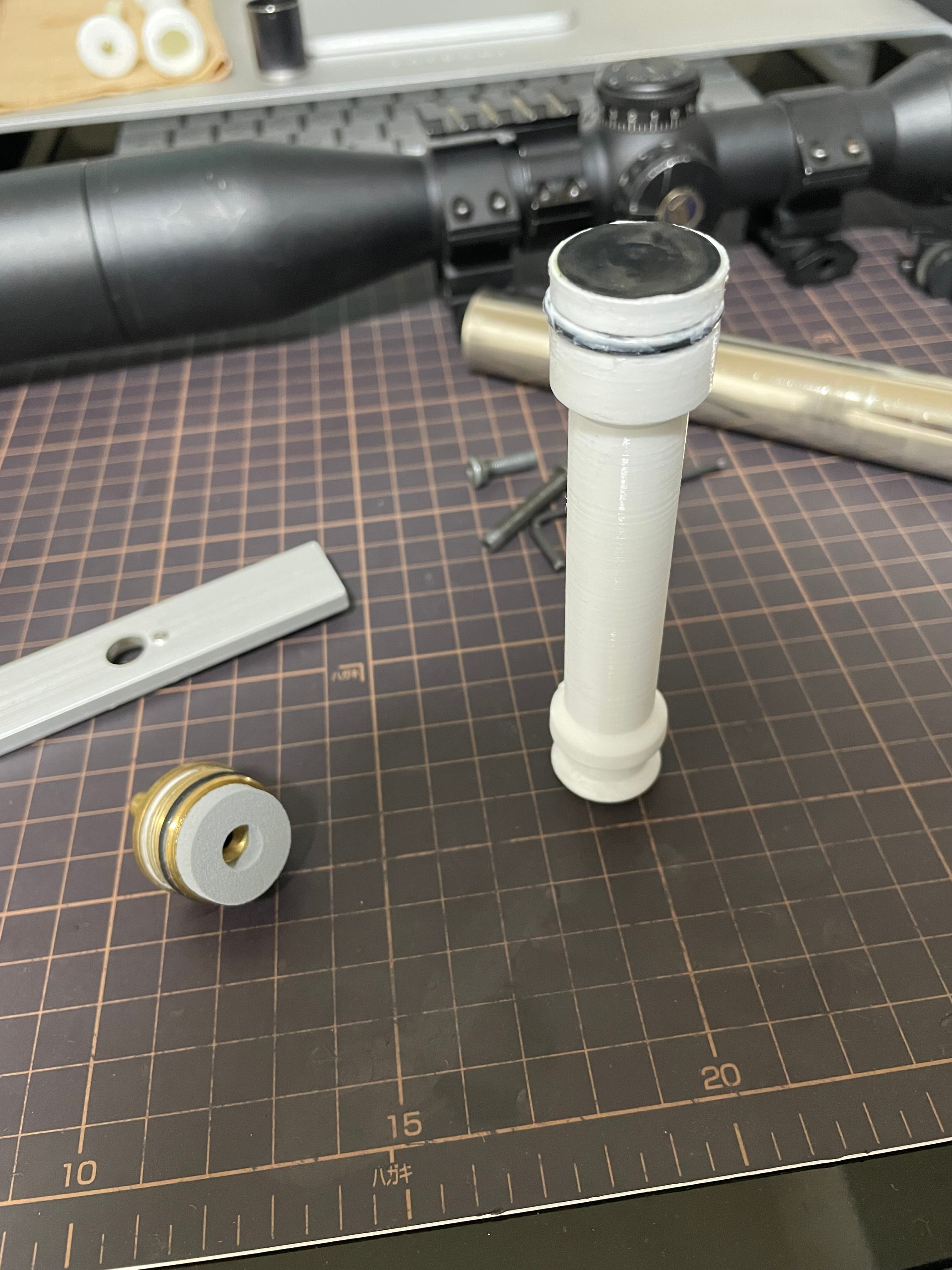 東京マルイVSR-10対応ブラス削り出しスペシャルピストン期間限定販売中 東京マルイ VSR-10・VSR-ONE 軽量ピストン ※エアブレーキ無し | 市原工房