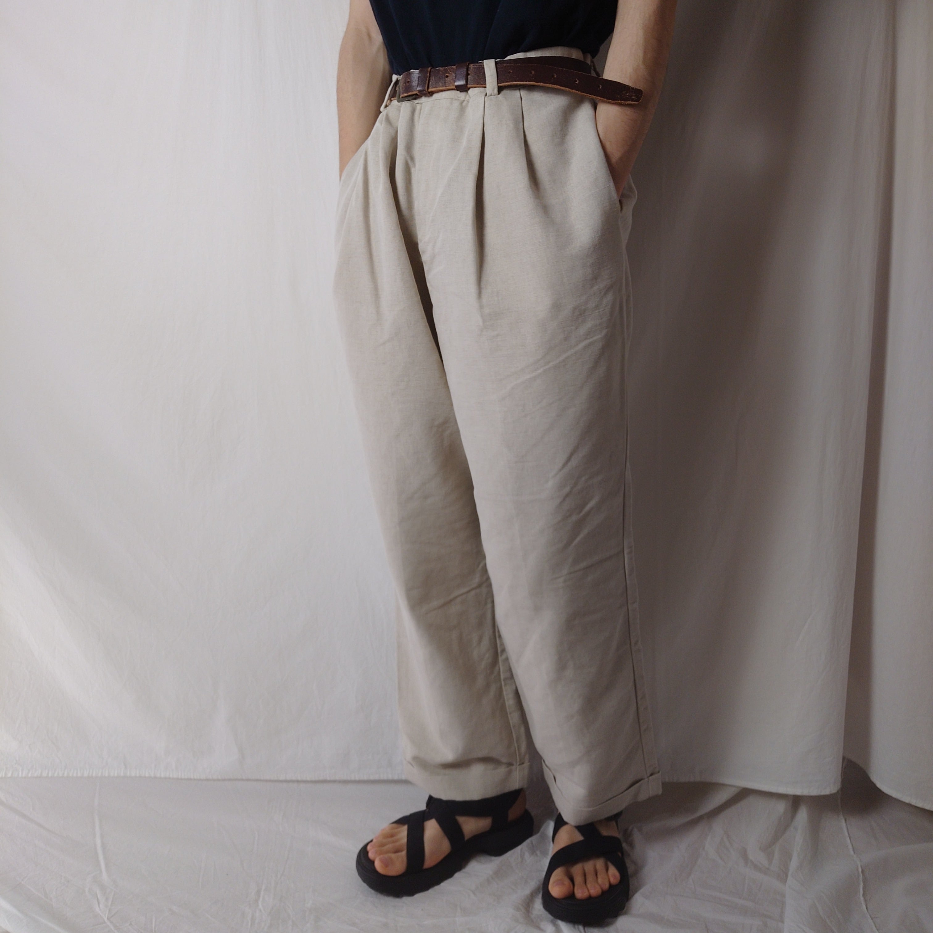 ナチュラルネイビー 【レアカラー】DOCKERSドッカーズ コットンリネン