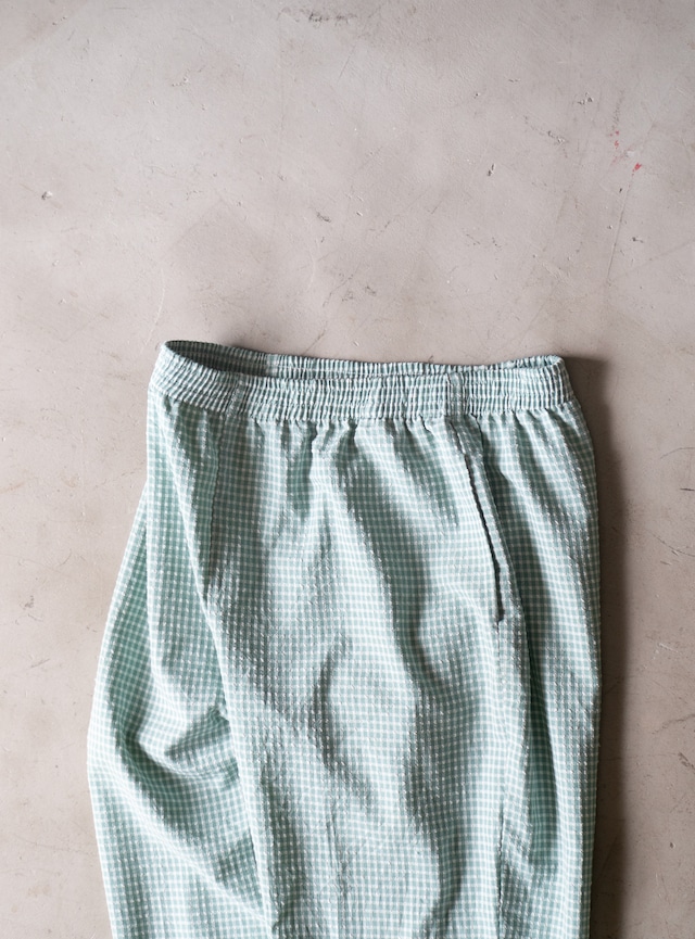 "Draper's & Damon's" 1980s Gingham easy pants