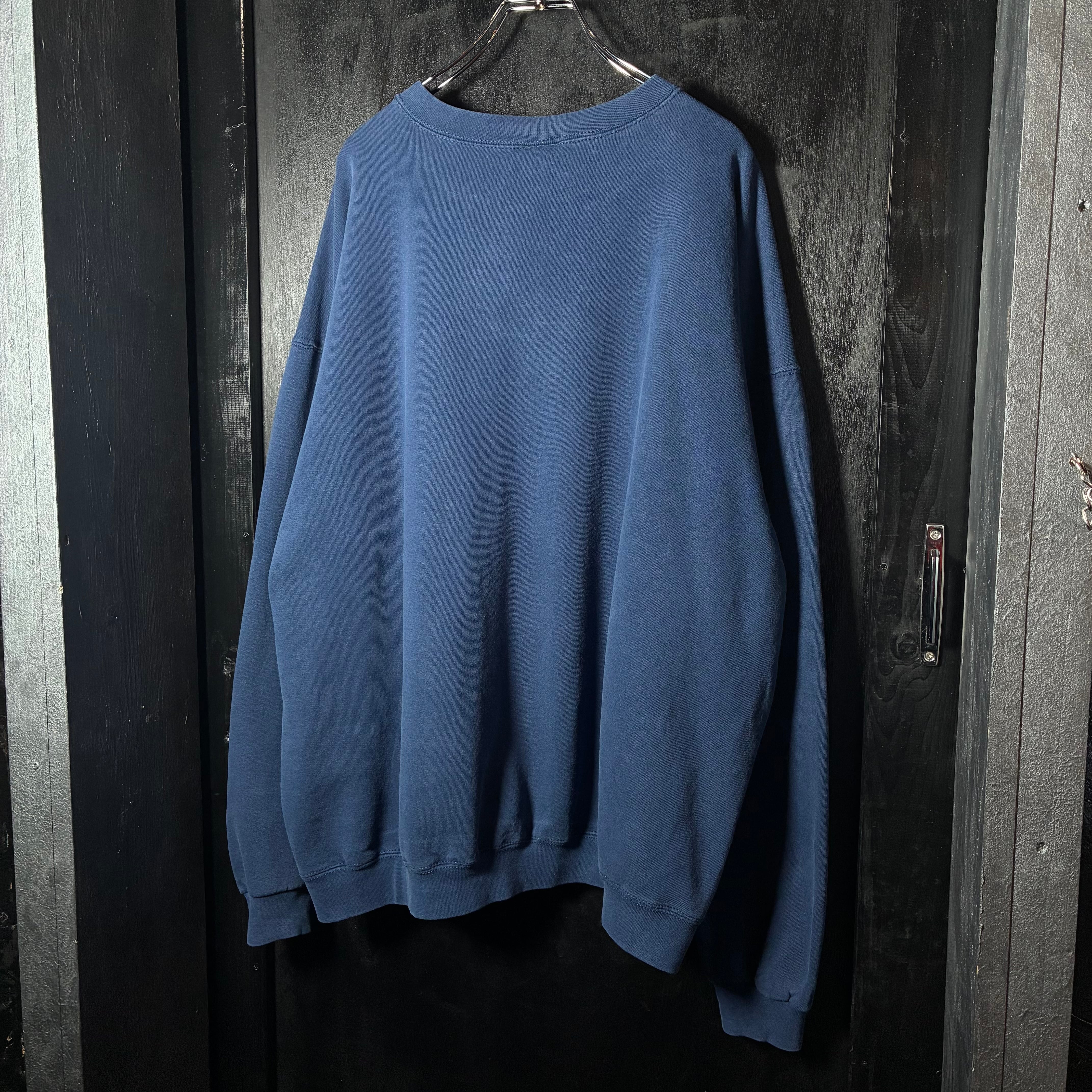 90s USA製 NIKE ロゴスウェット ネイビー ロゴドンナイキ XL | 古着屋