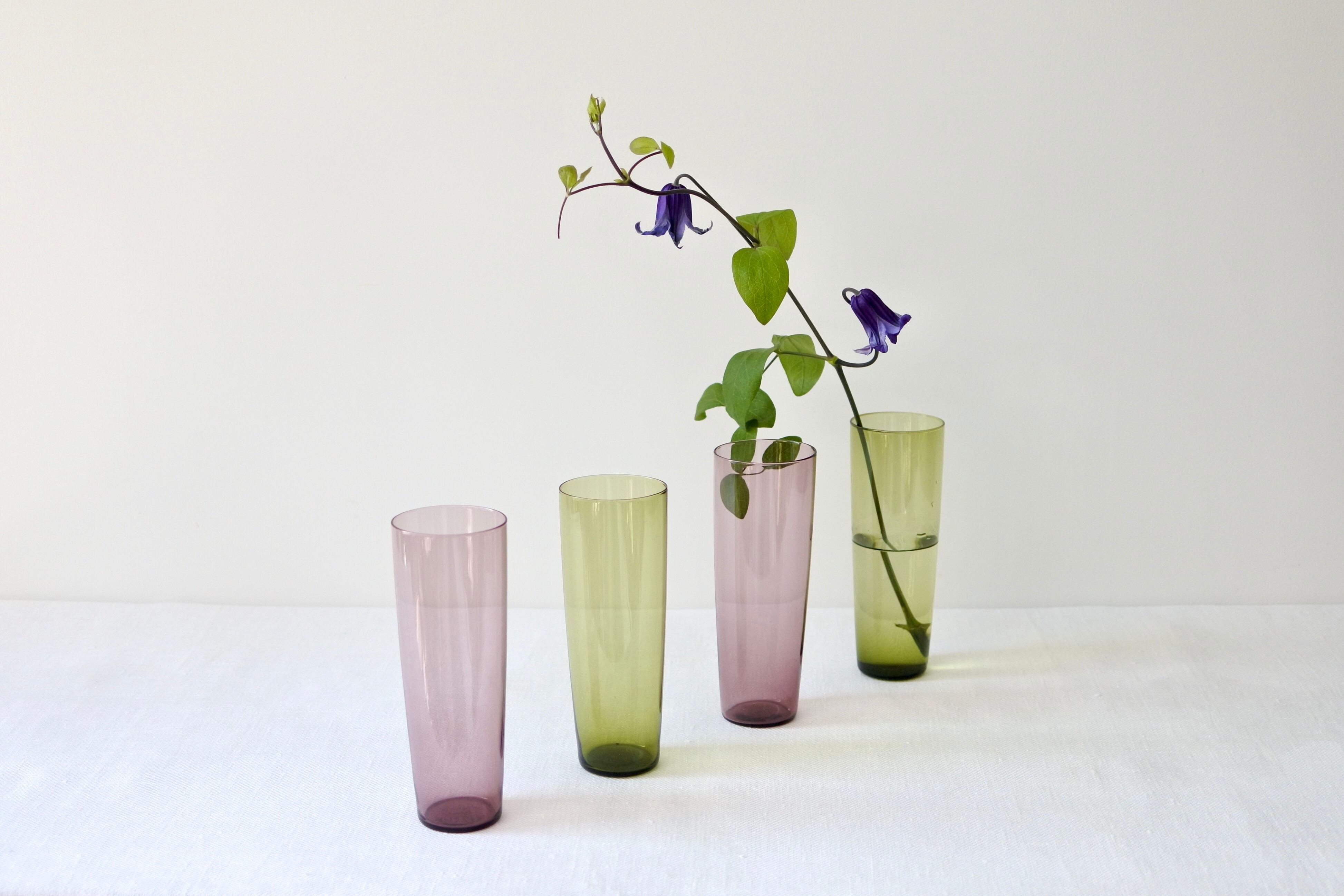 vintage IITTALA tall glass 2204 lilac / ヴィンテージ vintage IITTALA tall glass 2204 lilac / ヴィンテージ