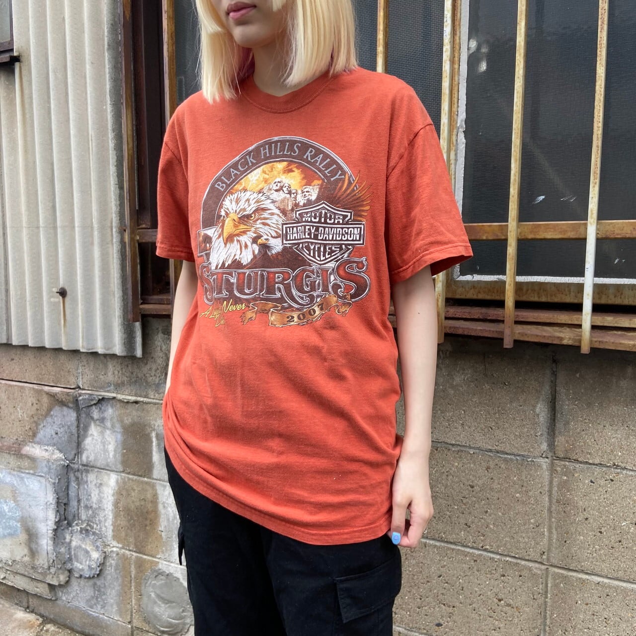 激レア☆USA製00s】ハーレーダビッドソン両面プリントTシャツ メンズ