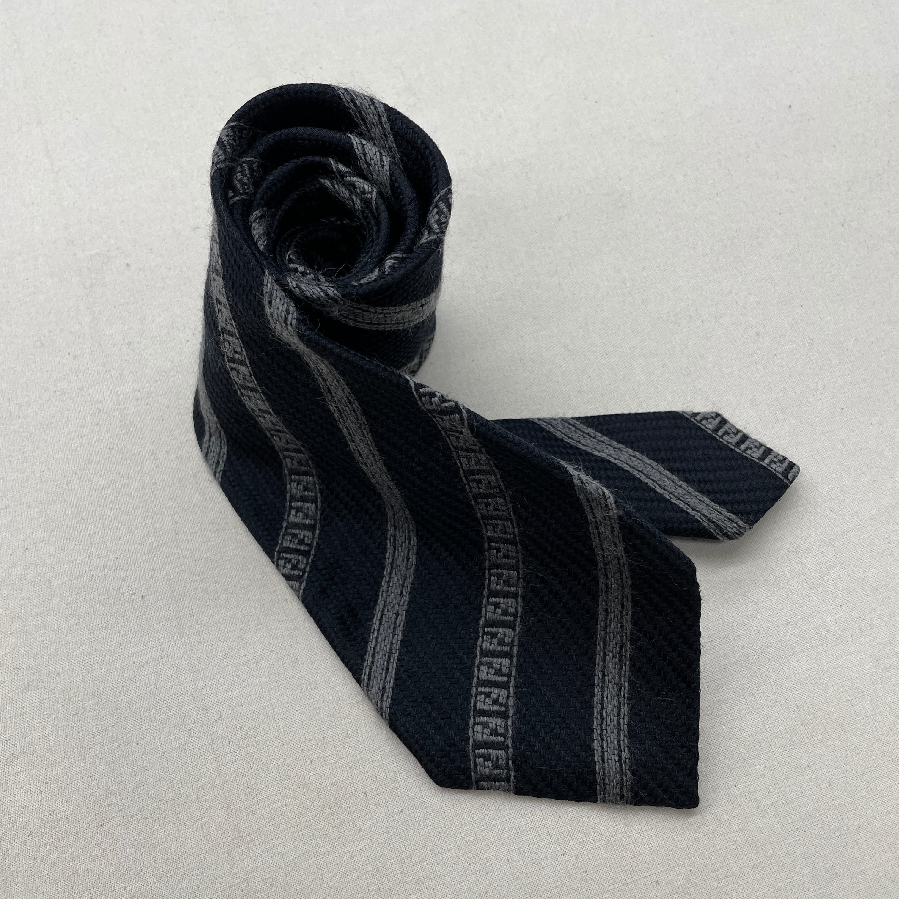 FENDI】necktie フェンディ ネクタイ 黒 イタリア製 | no pain no gain