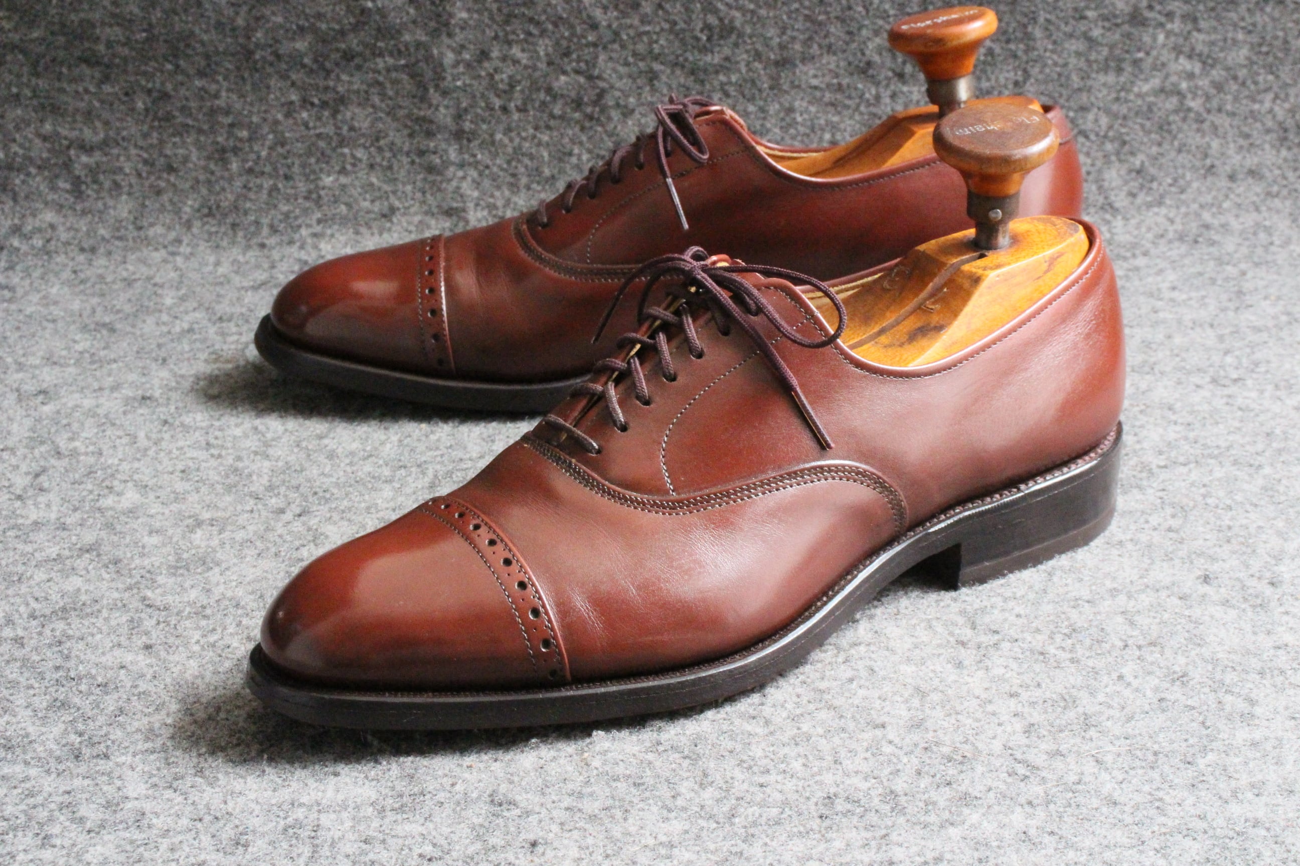 US6.5ED Allen Edmonds McAllister ウィングチップ MADE IN USA 80's