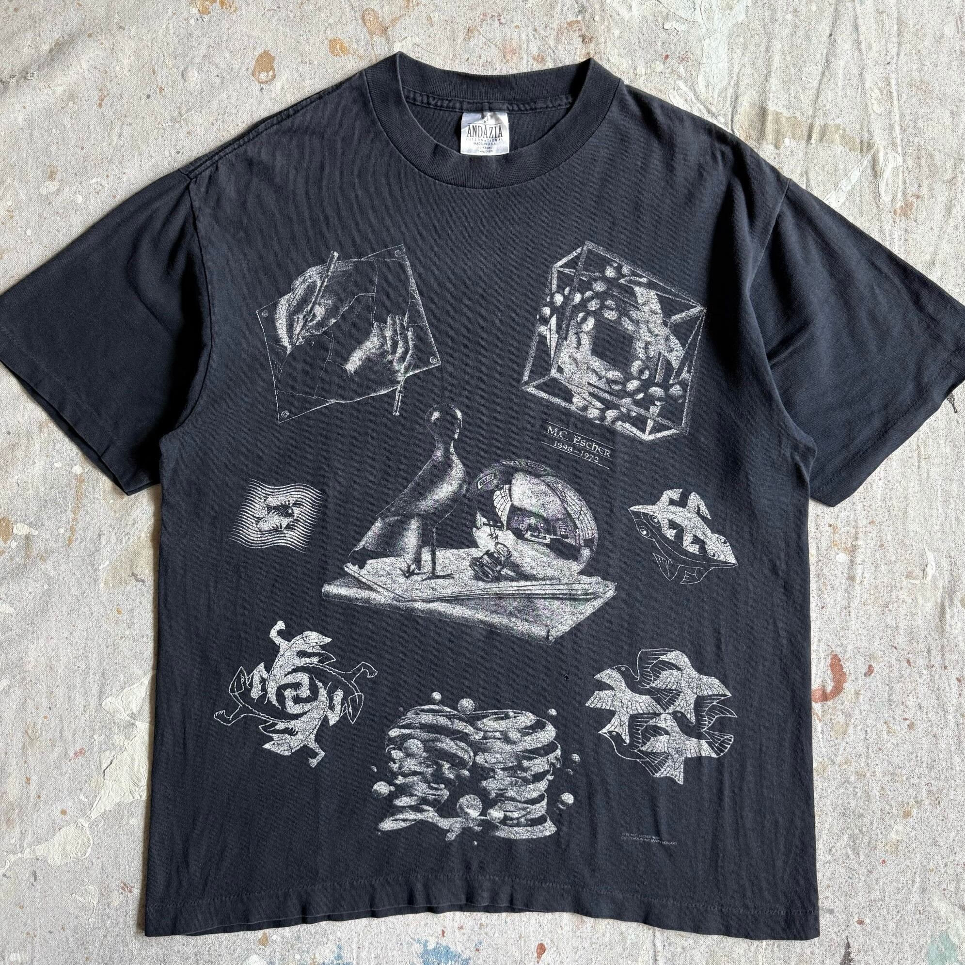 1990s M.C.ESCHER Tee L Made in USA Z110