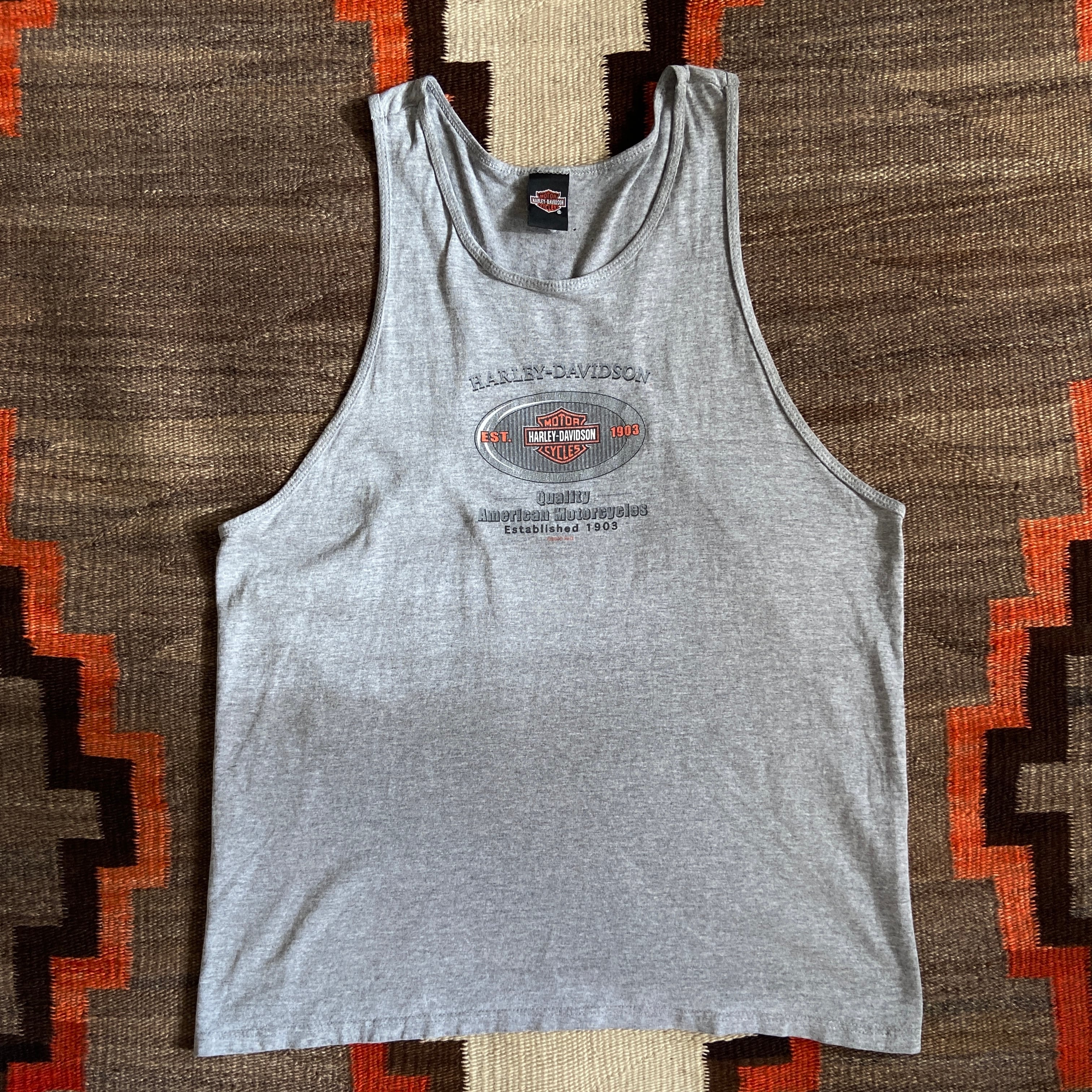 1990s Harley Davidson Tank Top L Made in USA F689