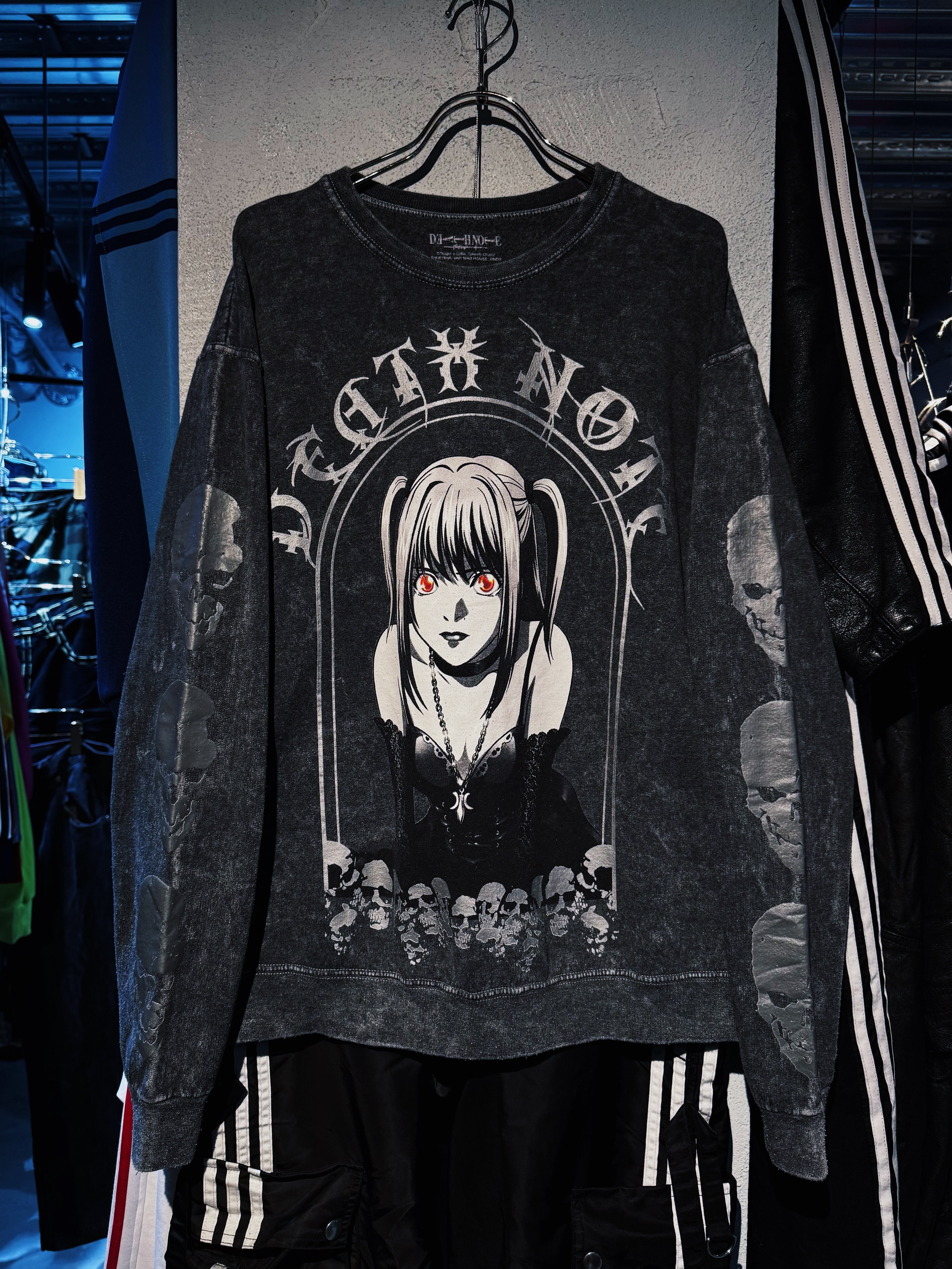 "DEATH NOTE"Misa Amane graphic design long sleeve T shirt