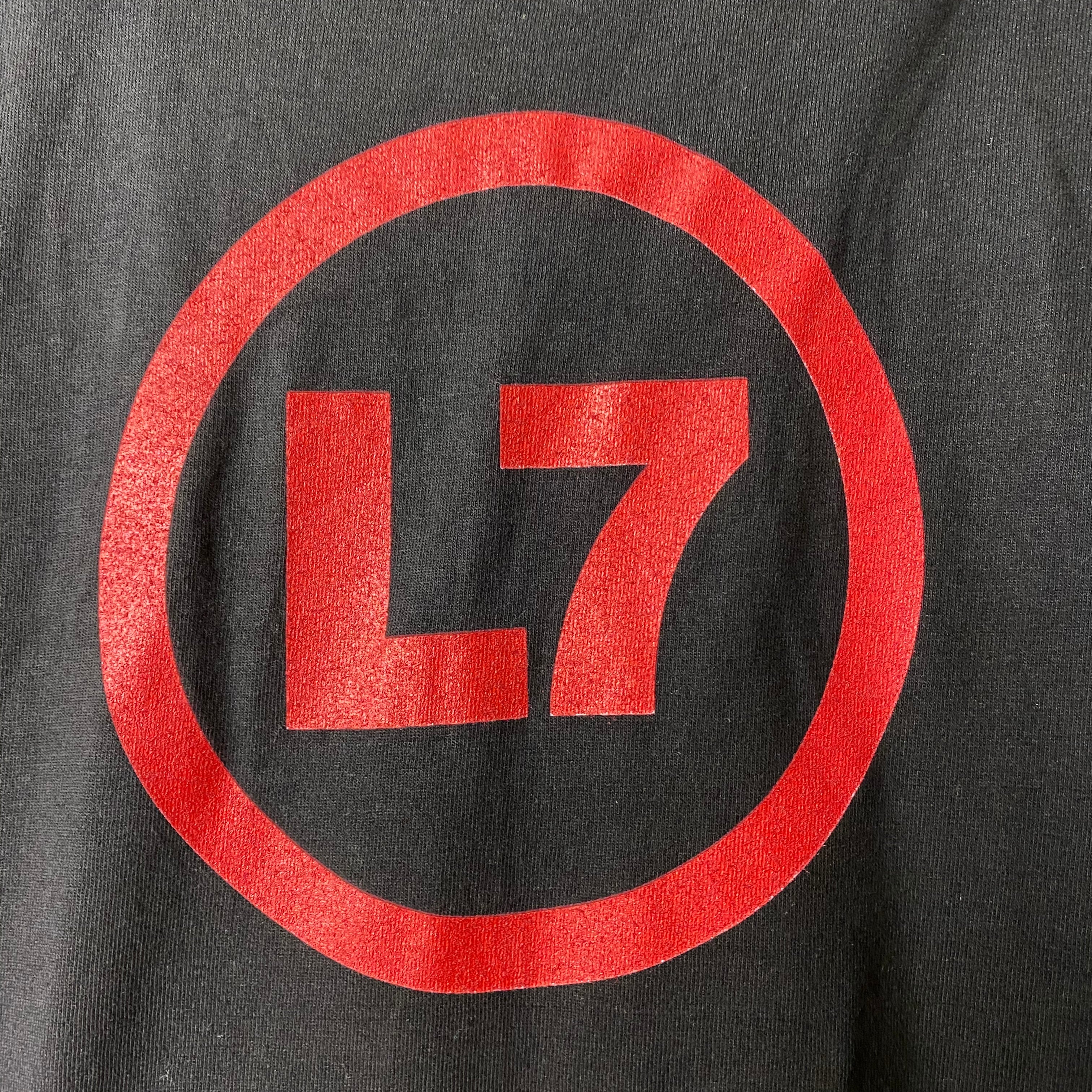 vintage 1990's L7 music tee “off the wagon” | NOIR ONLINE
