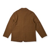 美品 PAPAS パパス ウール ジャケット サイズ 50 L/裏ネイティブストライプ/キャメルブラウン/日本製