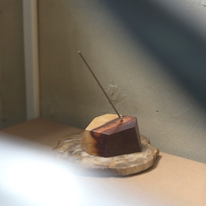 instrumental (インストゥルメンタル) Vintage Wood Incense Holder お香立て