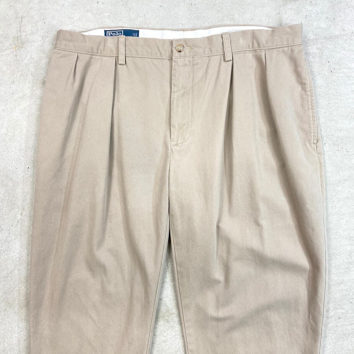 90年代 Polo by Ralph Lauren ポロバイラルフローレン 2タック ワイド