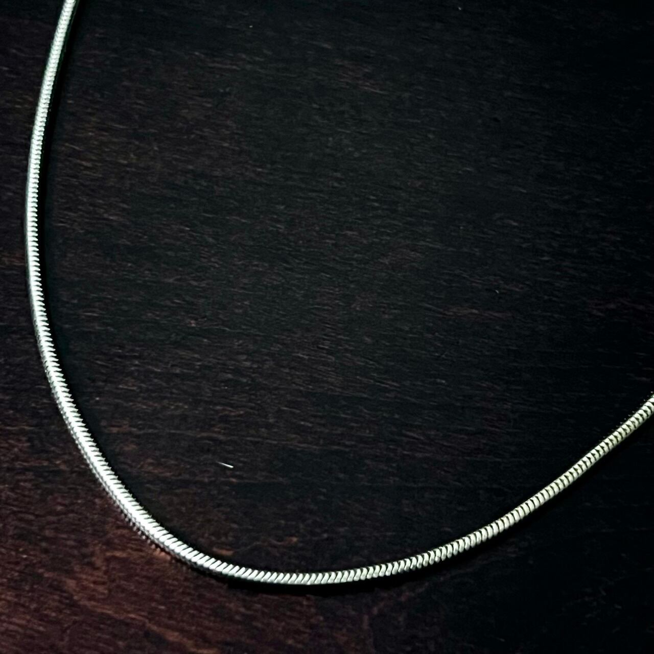 VINTAGE TIFFANY & CO. Snake Chain Necklace Sterling Silver