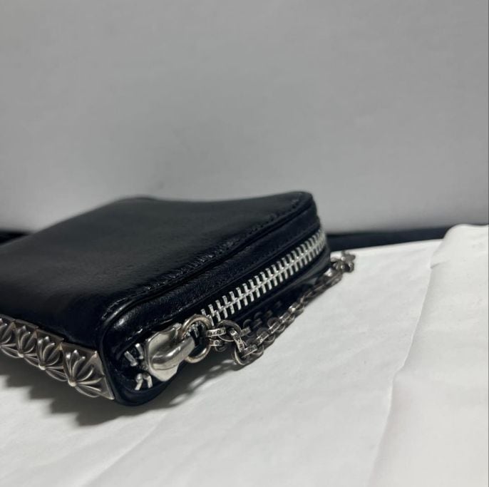 CHROME HEARTS クロムハーツ 3 Side Zip Leather Wallet 財布