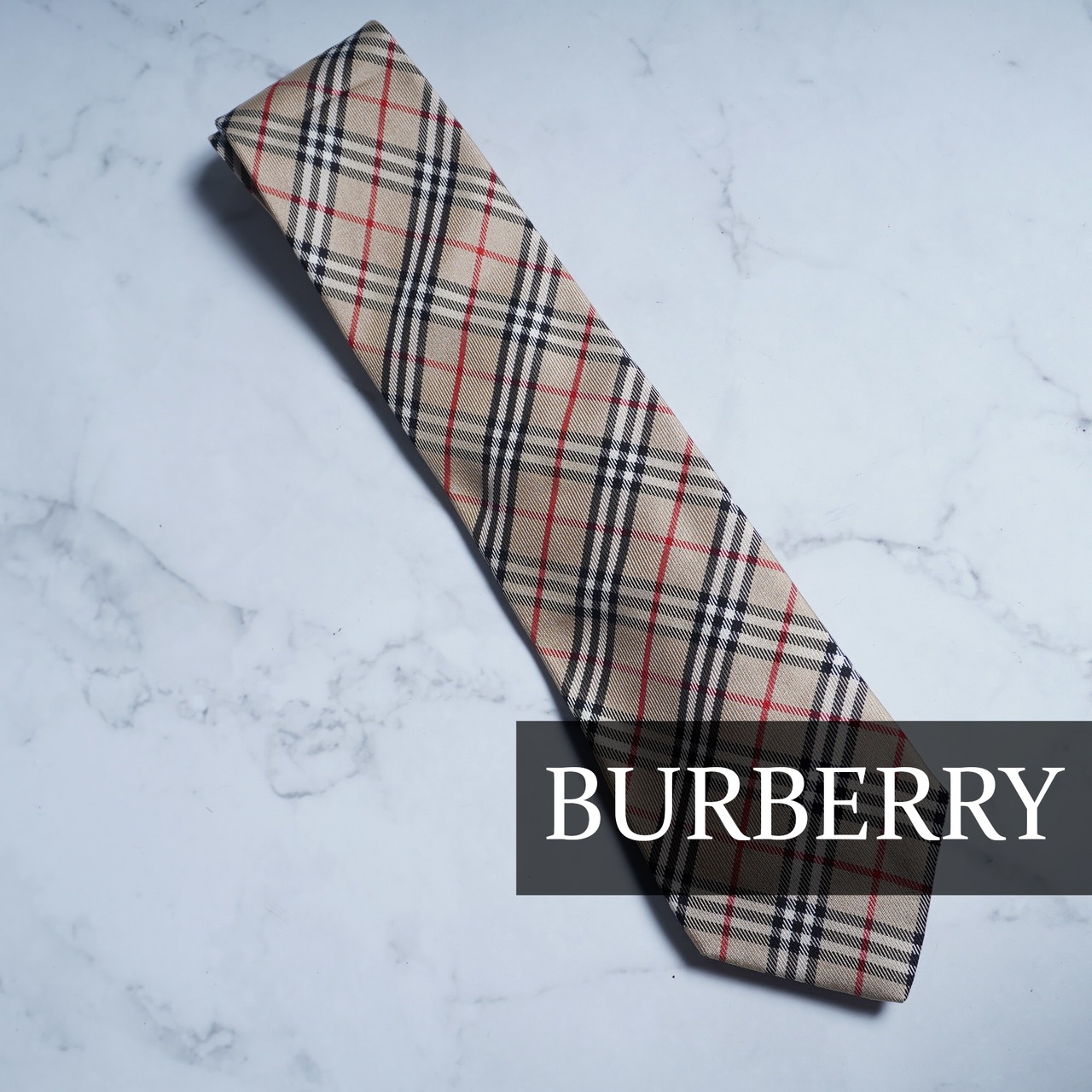 BURBERRY】バーバリー ノバチェック ネクタイ デッドストック BURBERRY】バーバリー ノバチェック ネクタイ デッドストック