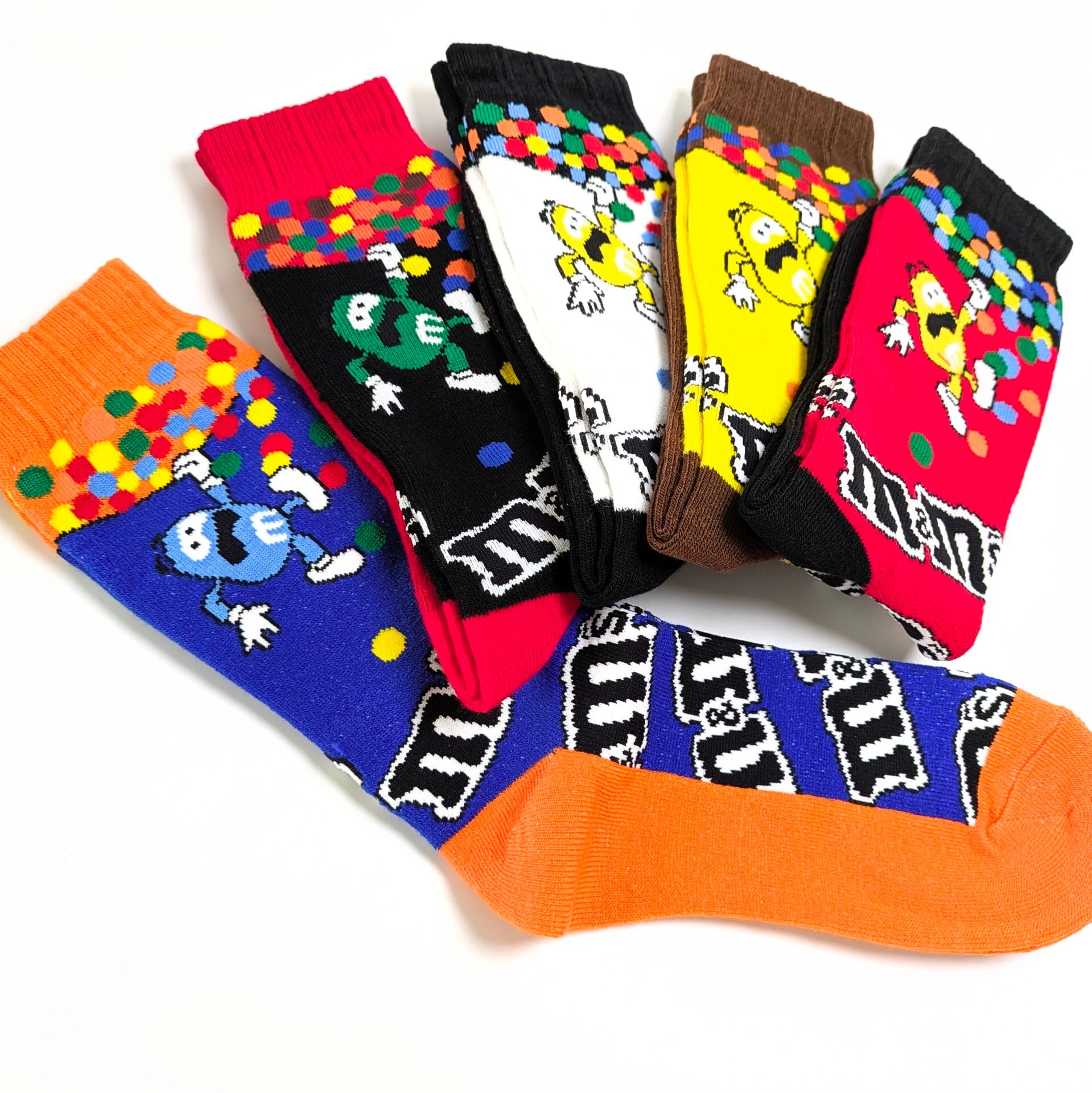 【 m&m's  / エムアンドエムズ 】 crew socks / クルーソックス〚アメリカン雑貨 アメトイ〛