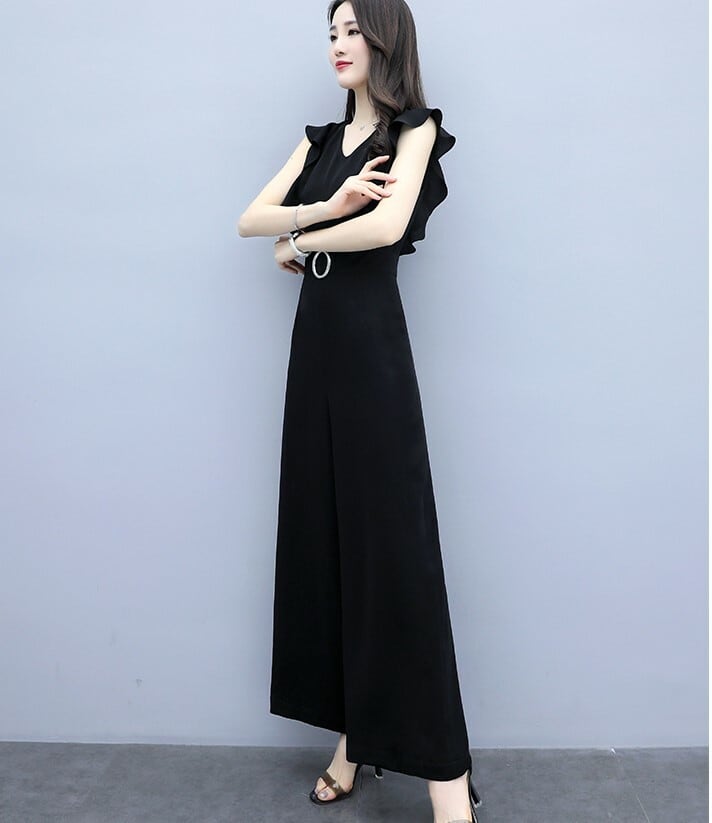パンツドレス パーティードレスパンツ かっこいいパンツドレス 結婚式お呼ばれドレスパンツ 結婚式パンツドレス オールインワンパンツドレス パンツドレス大きいサイズ 黒 代 30代 40代 ノースリーブ 二次会 結婚式フォーマルドレス Viento