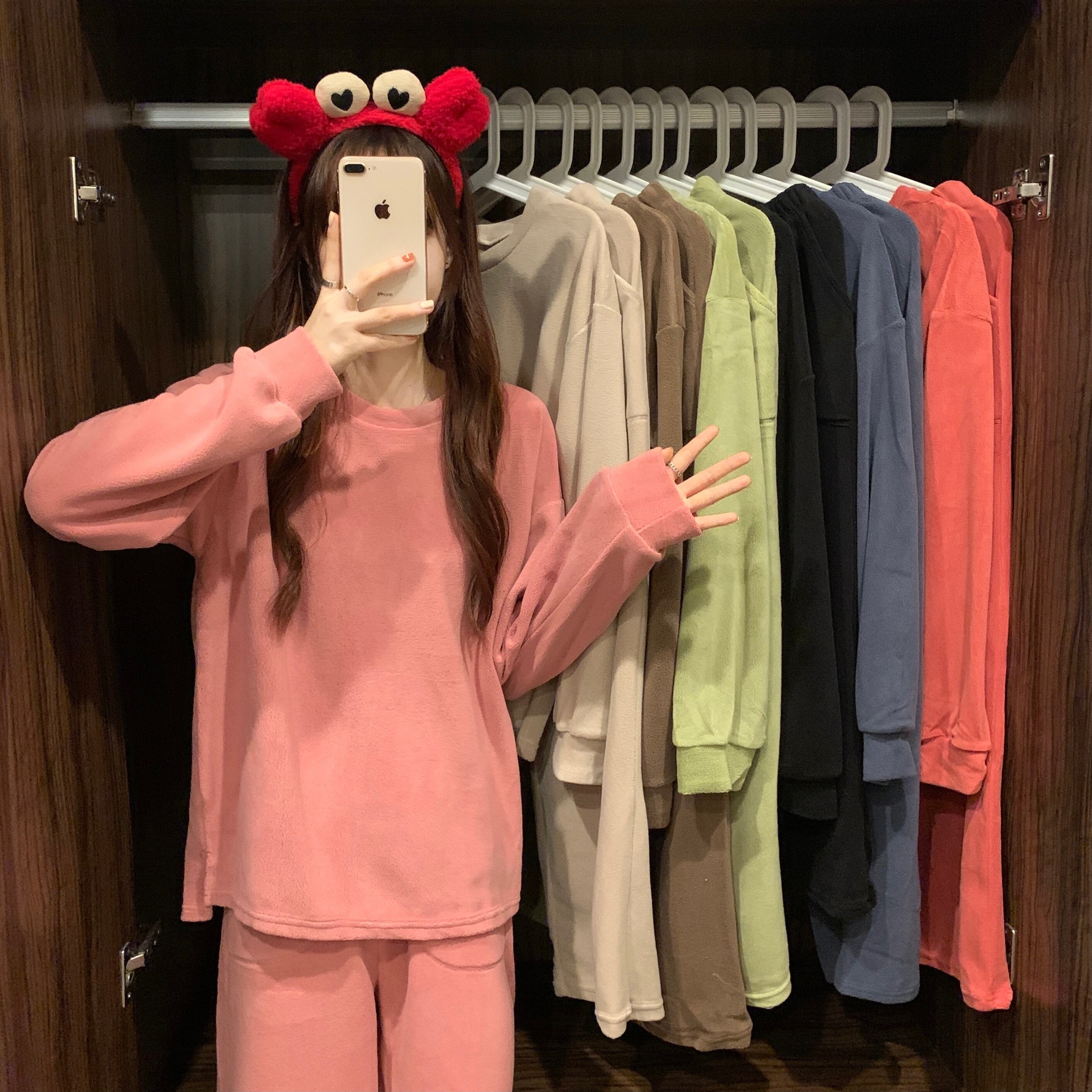 オータムウィンターレディースコーラルベルベット ロング 秋物 冬物 1号婦人21028908215