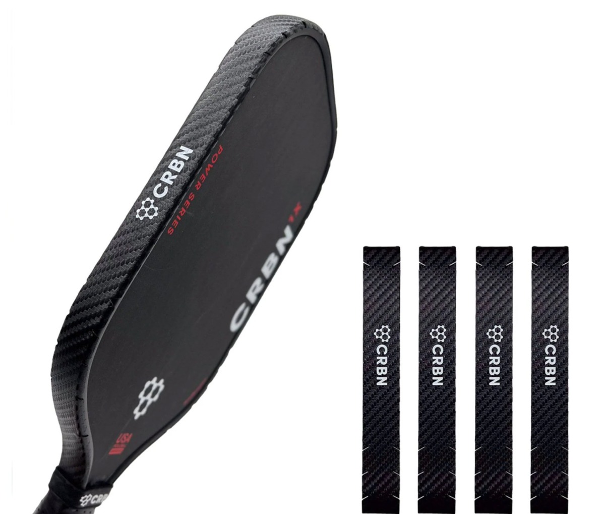 CRBN Protective Edge Guard Tape - 4 Pack Black 16mm ピックルボール
