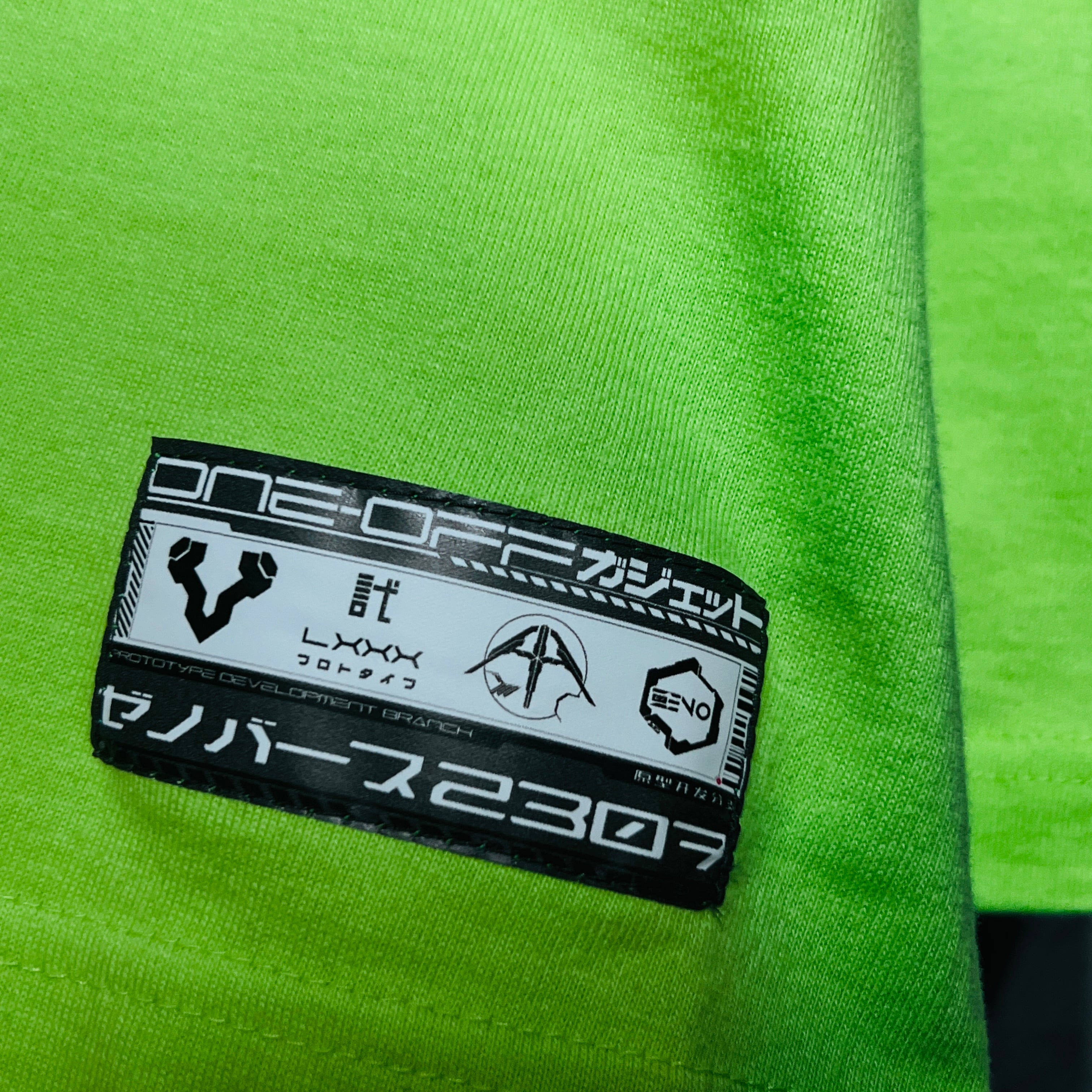 レッグウェア Green ゼノバース2307【プロテクト】ロングTシャツ ライムグリーン