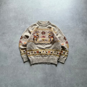 Late 70's PER VAROH Nordic Wool knit Sweater