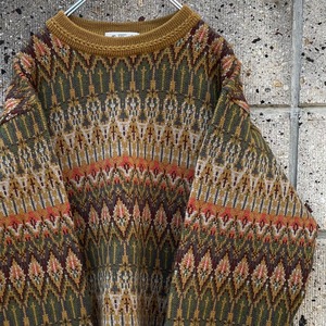 【Mサイズ】Felix Bühler社製 90's 古着 "美シルエット" ウールセーター