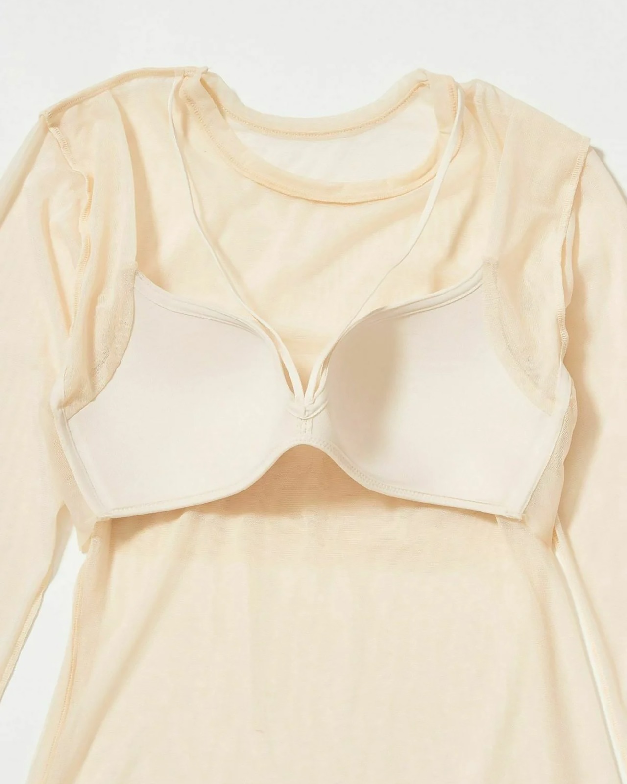 NICENICE MOMENT / Mesh Ls Shell Mesh Black