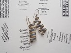 Vintage Alpaca Silver Spiral Earrings