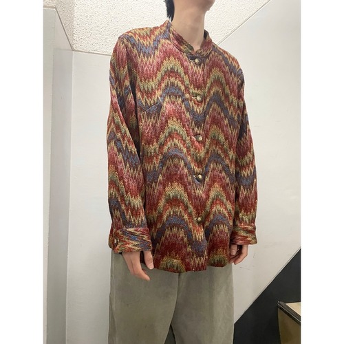 00's  "ゴブラン織" スタンドカラージャケット