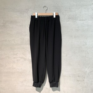 【NO CONTROL AIR】トリアセテート＆ポリエステル・ライトクレープダブルクロステーパードリブパンツ/ NK_NC9845PF