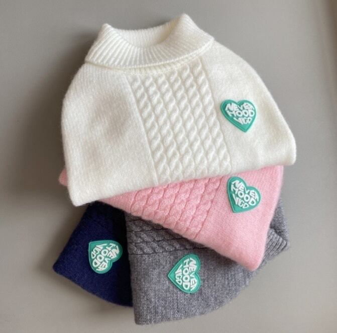 おすすめ☞《予約》№1103075 ワンポイントしっかりセーター