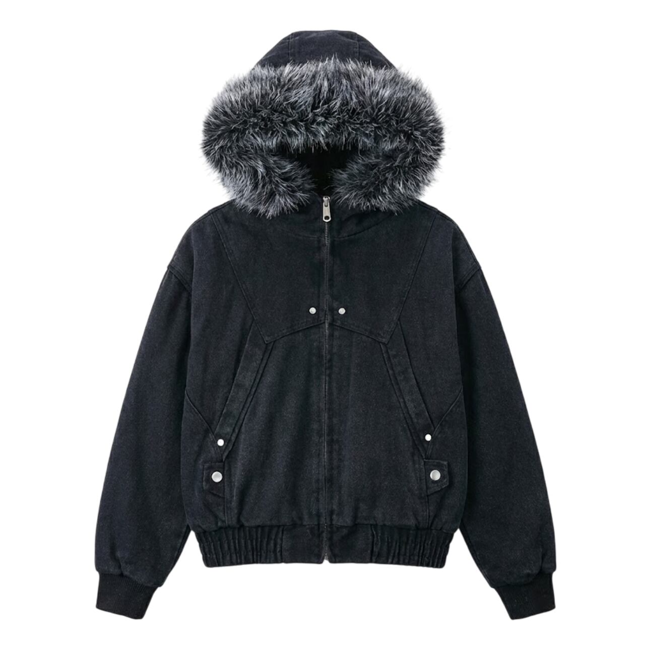 Fur Hoodie Jacket 0000