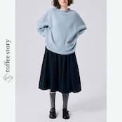 【2color】彩り刺繍とバットスリーブの優しいセーター 《P0265》