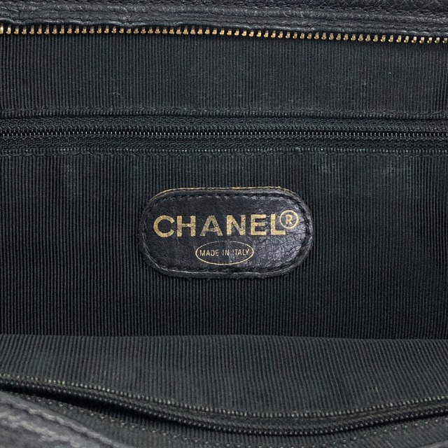 CHANEL シャネル トリプルココ ショルダーバッグ ブラック レザー キャビアスキン vintage ヴィンテージ オールド gph8sd