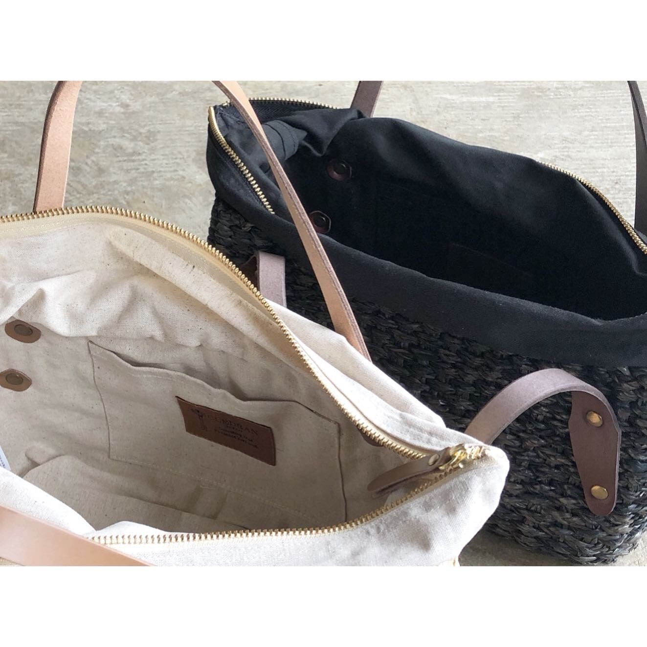 ほとんど CLEDRAN クレドラン ZIP LINING BASKET カゴバッグ VQTYl