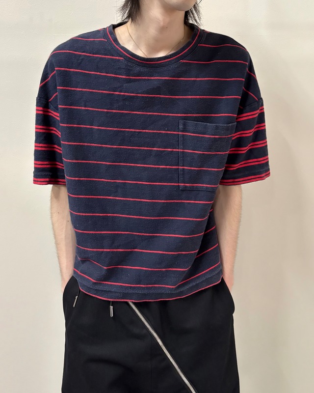【2017/SS JILSANDER】border switching box t-shirt