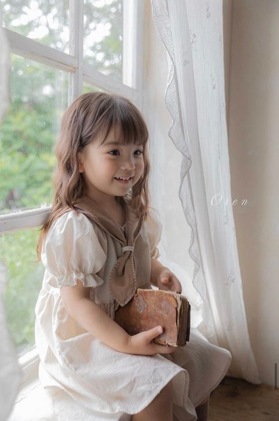即納 】《 oren 》Kids - pure tie onepiece | uchinoko