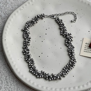 デザインチェーン ボールモチーフ ネックレス       00356