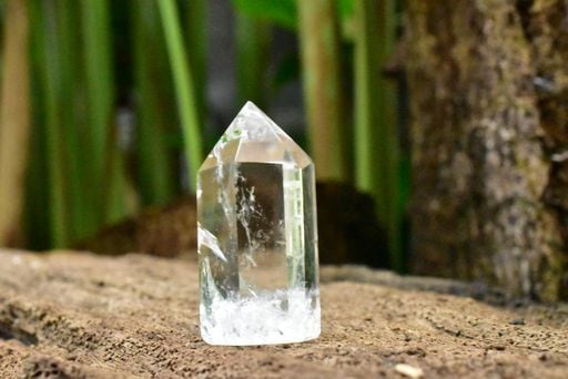 ☆天使の梯子☆エンジェルラダークォーツポイント 原石 en003 | Funky