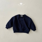 韓国子供服 / LALALAND / 26Autumn / ラウンド 切替 スウェット / 秋服 / キッズ *XS~XL*