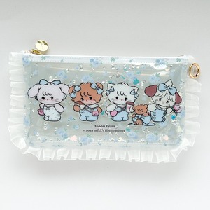 再販♡Blue Character Clear Pouch(L)