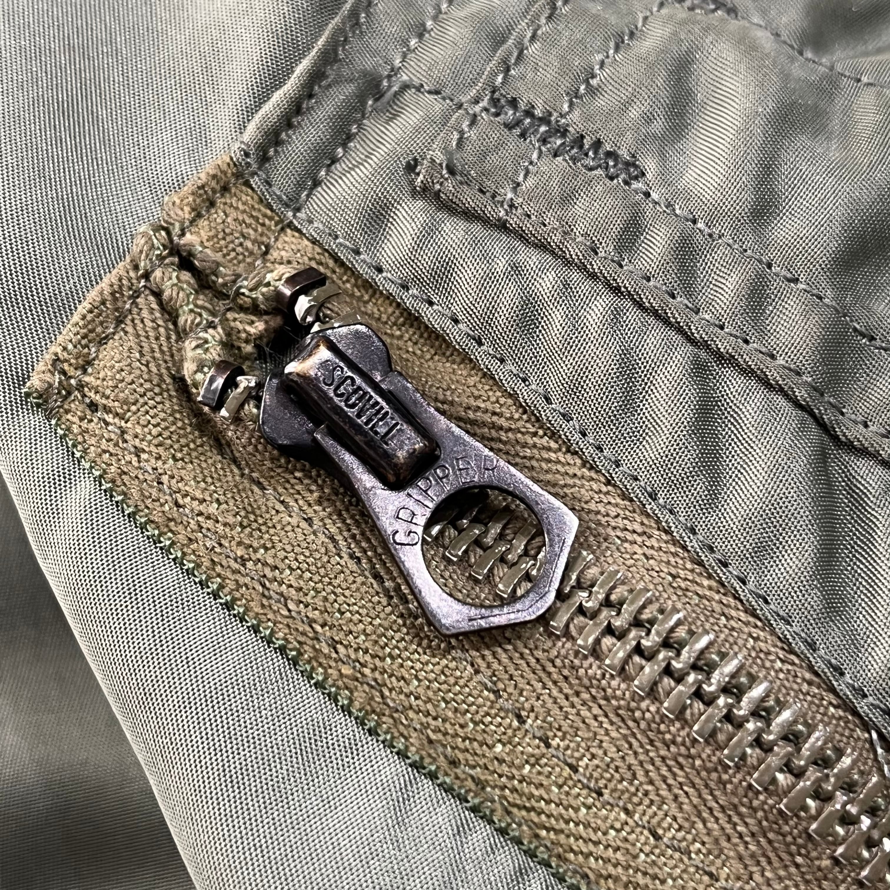 70s MA-1 Flight Jacket Orange Liner 70年代 フライト