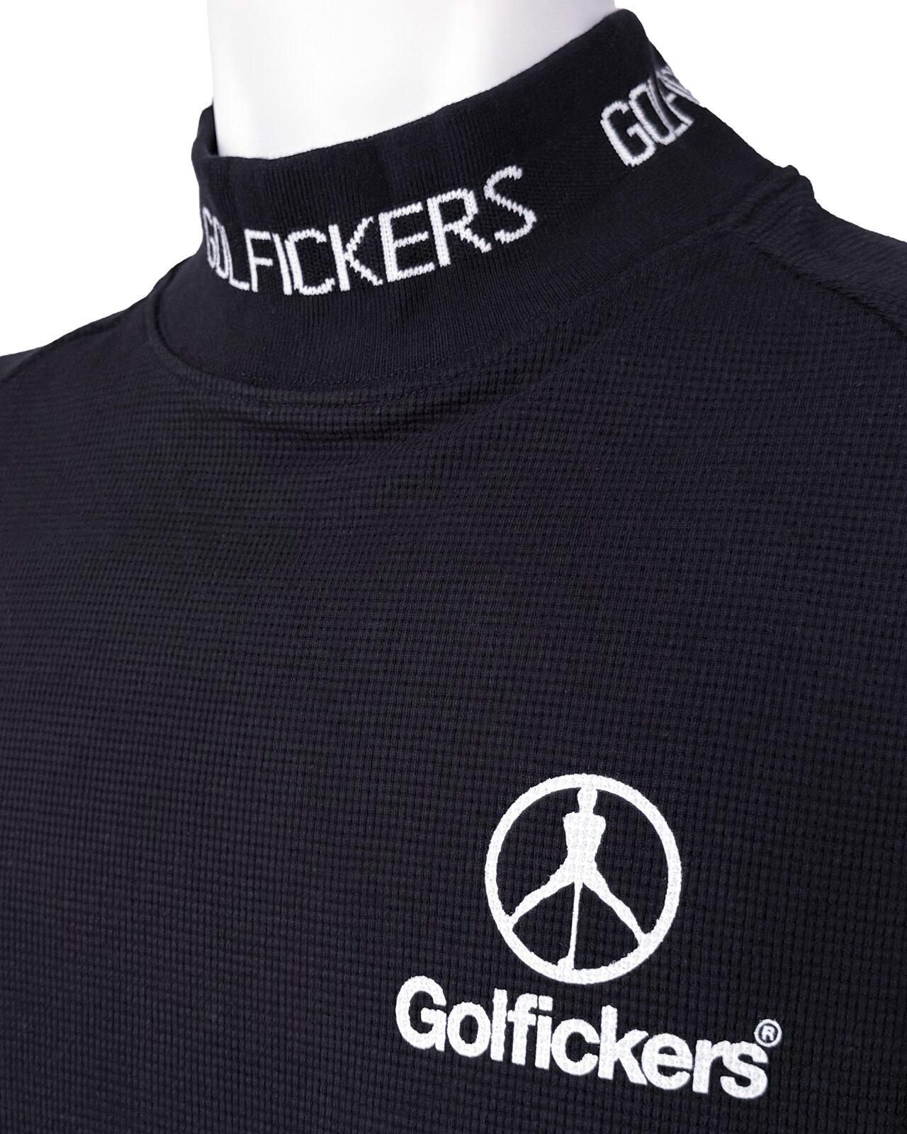 HOLE 593] Mock Neck Thermal 2025 -Black- | Golfickers