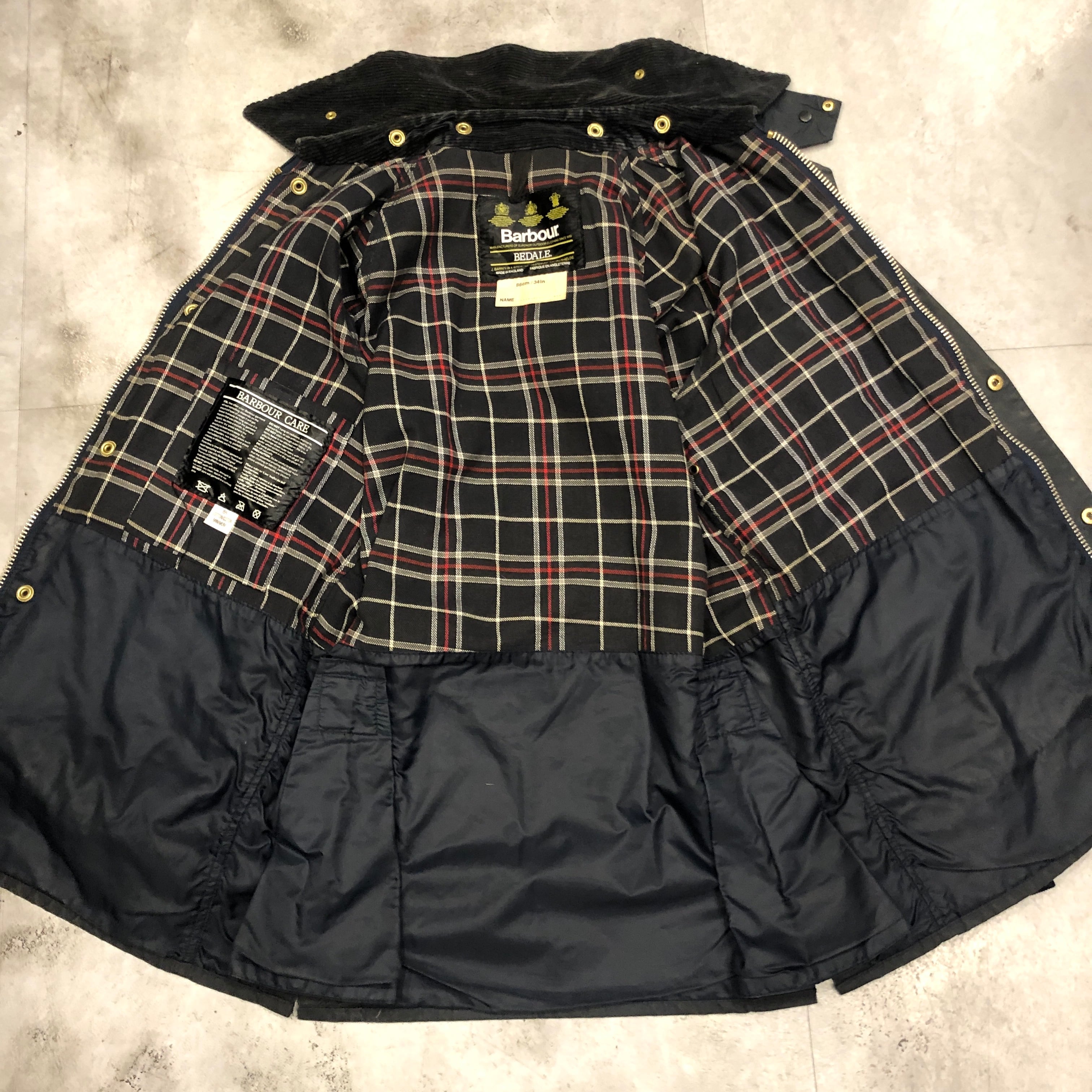BARBOUR 4POCKETS BEDALE 1980's size: 34 | safarionline