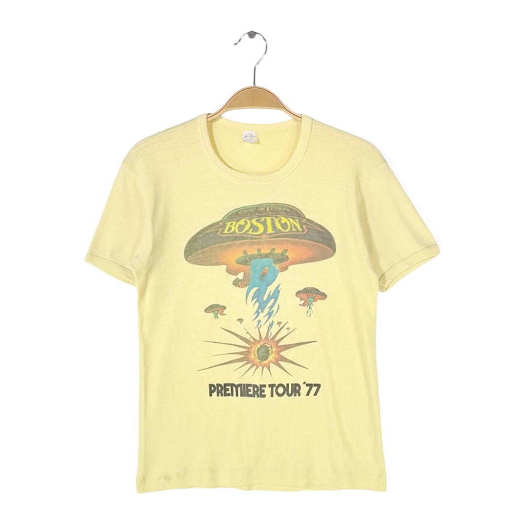 70s ボストン USA製 ヴィンテージTシャツ ロックTシャツ BOSTON メンズXS相当 古着 @AAA1502