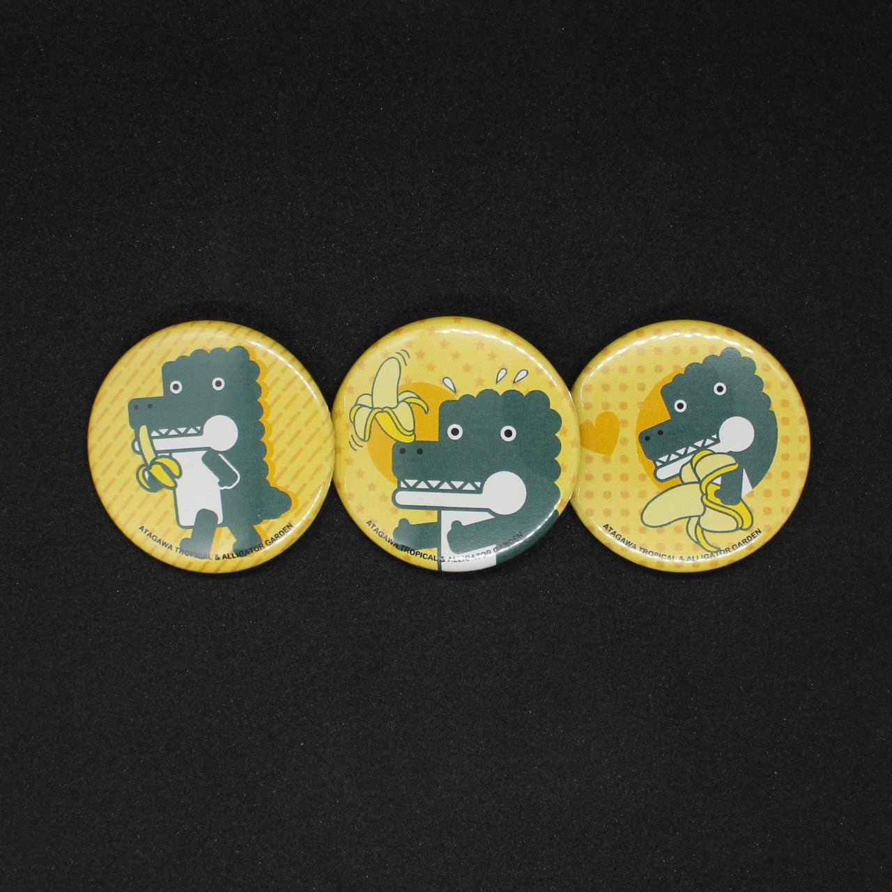 熱川バナナワニ園　午年　限定　ばにお　バッジ 2個セット 熱川ばにお 缶バッジ | 熱川バナナワニ園 売店