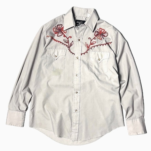 Vintage 70's【Champion Westerns】Western Shirt