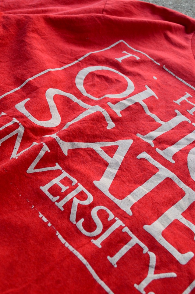 SCREEN STARS 1990's 50/50 Print Old Tee Made in USA OHIO STATE UNIVERSITY スクリーンスターズ 90 シングルステッチ