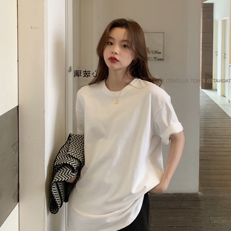 Tシャツ レディースサマースタイルルーズトップス 夏物 試着室46214026689