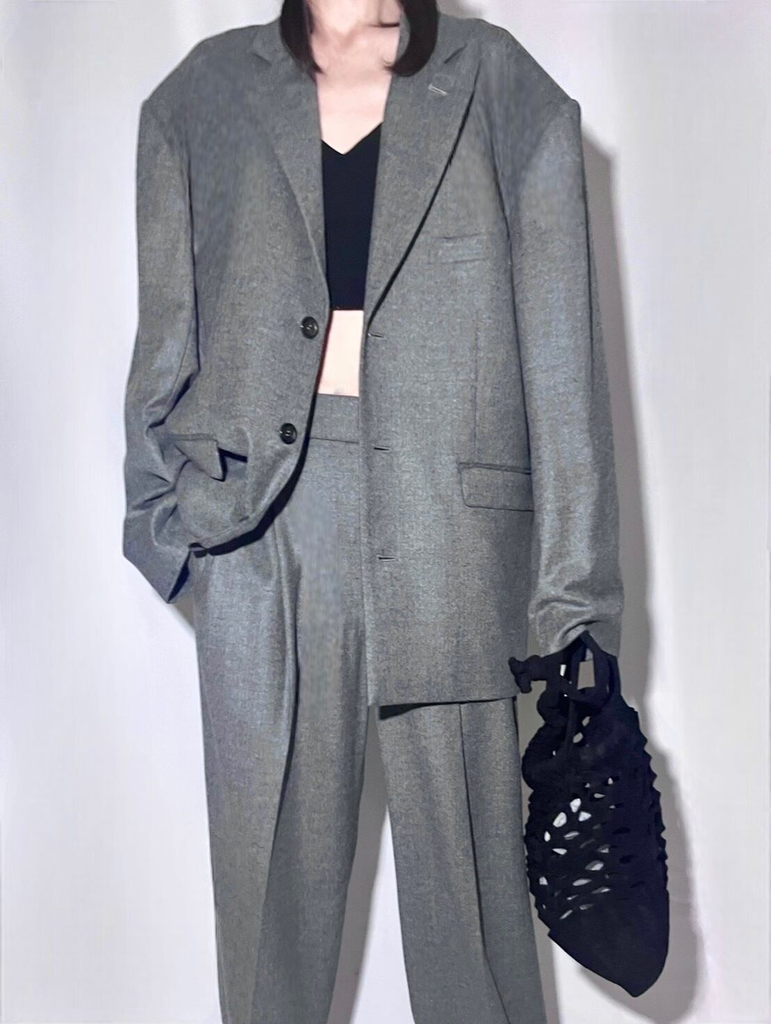 JUN MIKAMI [CASHMERE MIX FLANNEL JACKET] | LILLY DEL SALONE